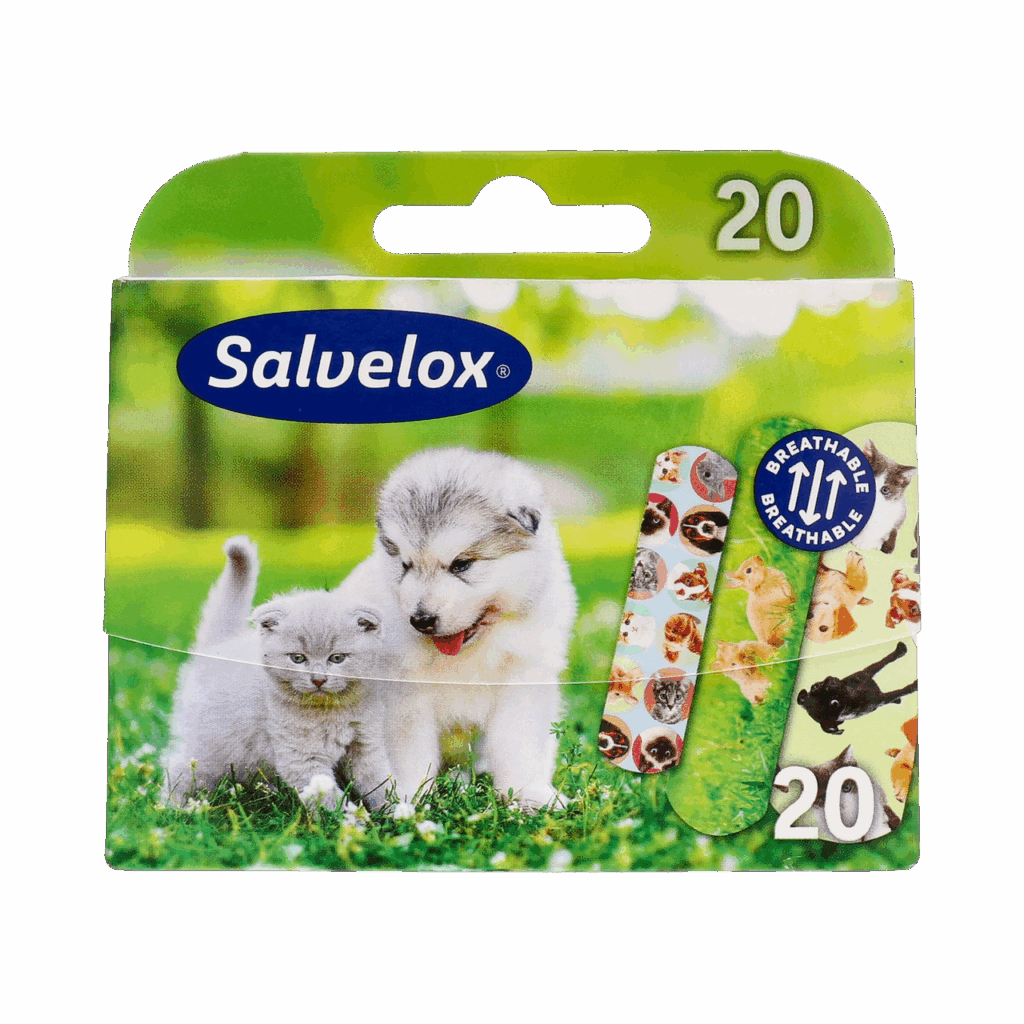 SALVELOX APOSITO ADHESIVO ANIMALS 20 UNIDADES SALVELOX APOSITO ADHESIVO ANIMALS 20 UNIDADES