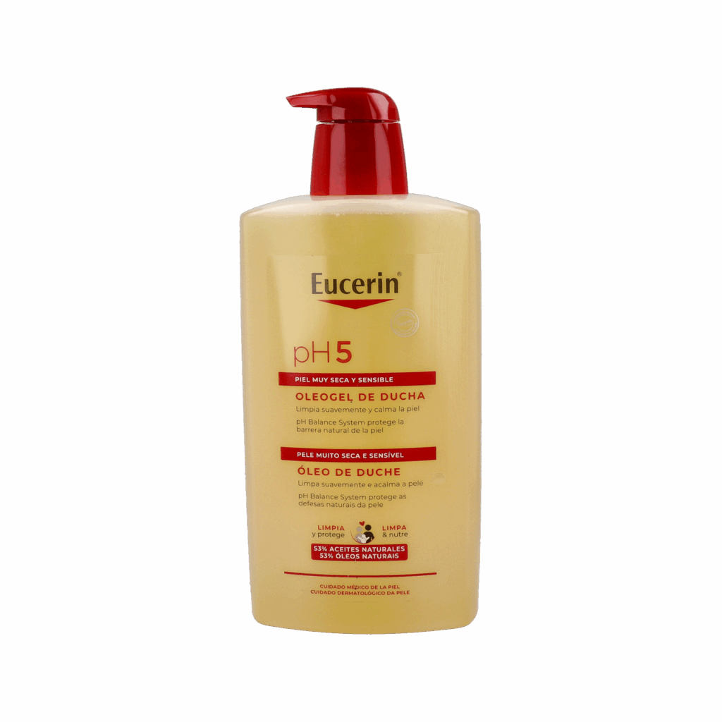 EUCERIN OLEOGEL DE DUCHA PIEL MUY SECA Y SENSIBLE PH 5 1 ENVASE 1 L