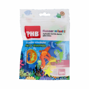PHB FLOSSER INFANTIL HILO DENTAL CON APLICADOR 16 UNIDADES