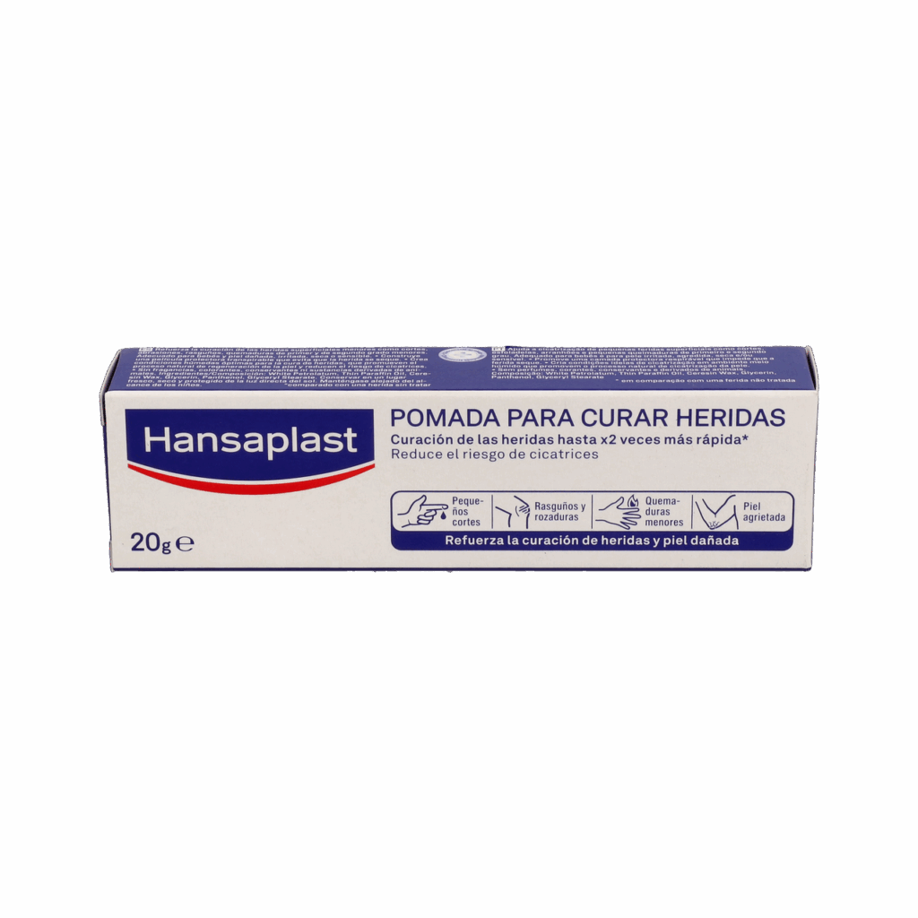 HANSAPLAST POMADA PARA CURAR HERIDAS 1 TUBO 20 G HANSAPLAST POMADA PARA CURAR HERIDAS 1 TUBO 20 G