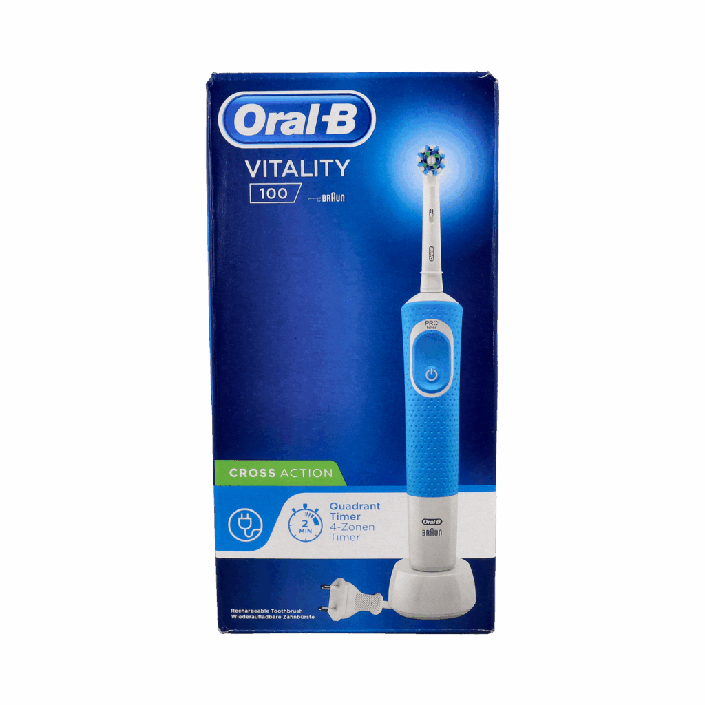 CEPILLO DENTAL ELECTRICO RECARGABLE ORAL-B VITALITY PRO VAPOR BLUE BOX 1 UNIDAD CEPILLO DENTAL ELECTRICO RECARGABLE ORAL-B VITALITY PRO VAPOR BLUE BOX 1 UNIDAD