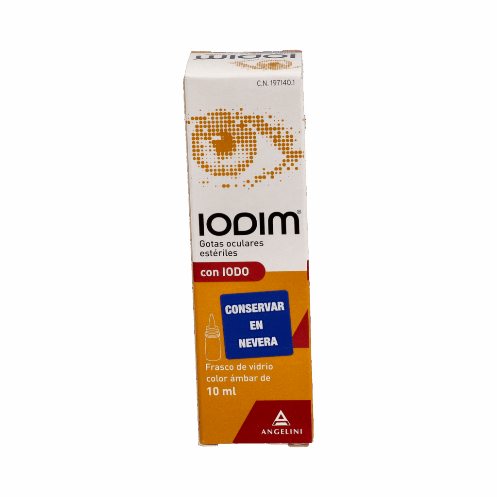 IODIM GOTAS OCULARES ESTERILES 1 FRASCO 10 ML IODIM GOTAS OCULARES ESTERILES 1 FRASCO 10 ML