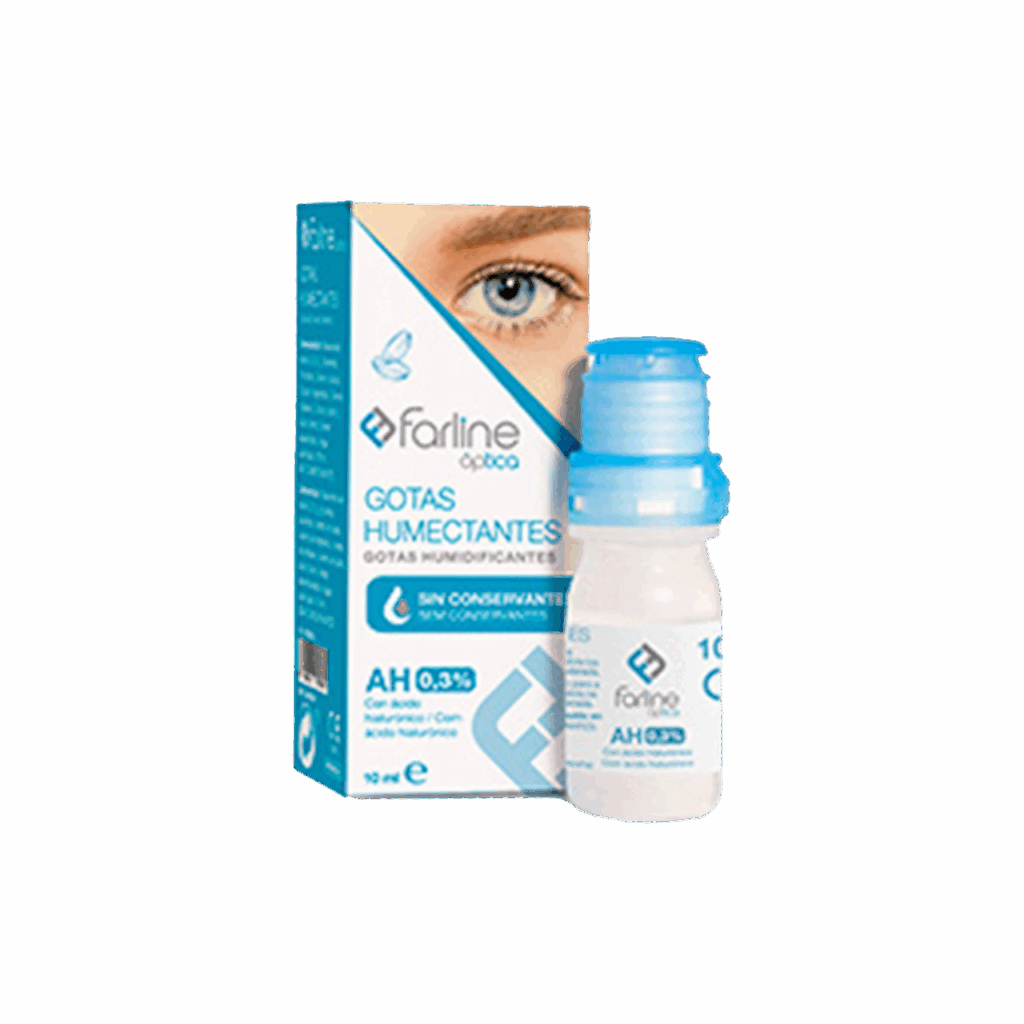 FARLINE OPTICA GOTAS HUMECTANTES AH 0.3% 1 FRASCO 10 ML