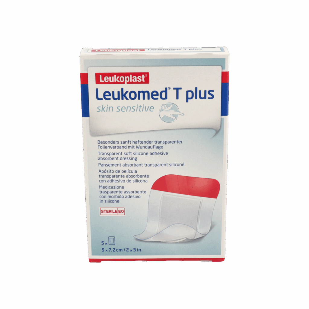 APOSITO ESTERIL ADHESIVO LEUKOMED T-PLUS SKIN SENSITIVE 5 UNIDADES 7,2 X 5 CM APOSITO ESTERIL ADHESIVO LEUKOMED T-PLUS SKIN SENSITIVE 5 UNIDADES 7,2 X 5 CM