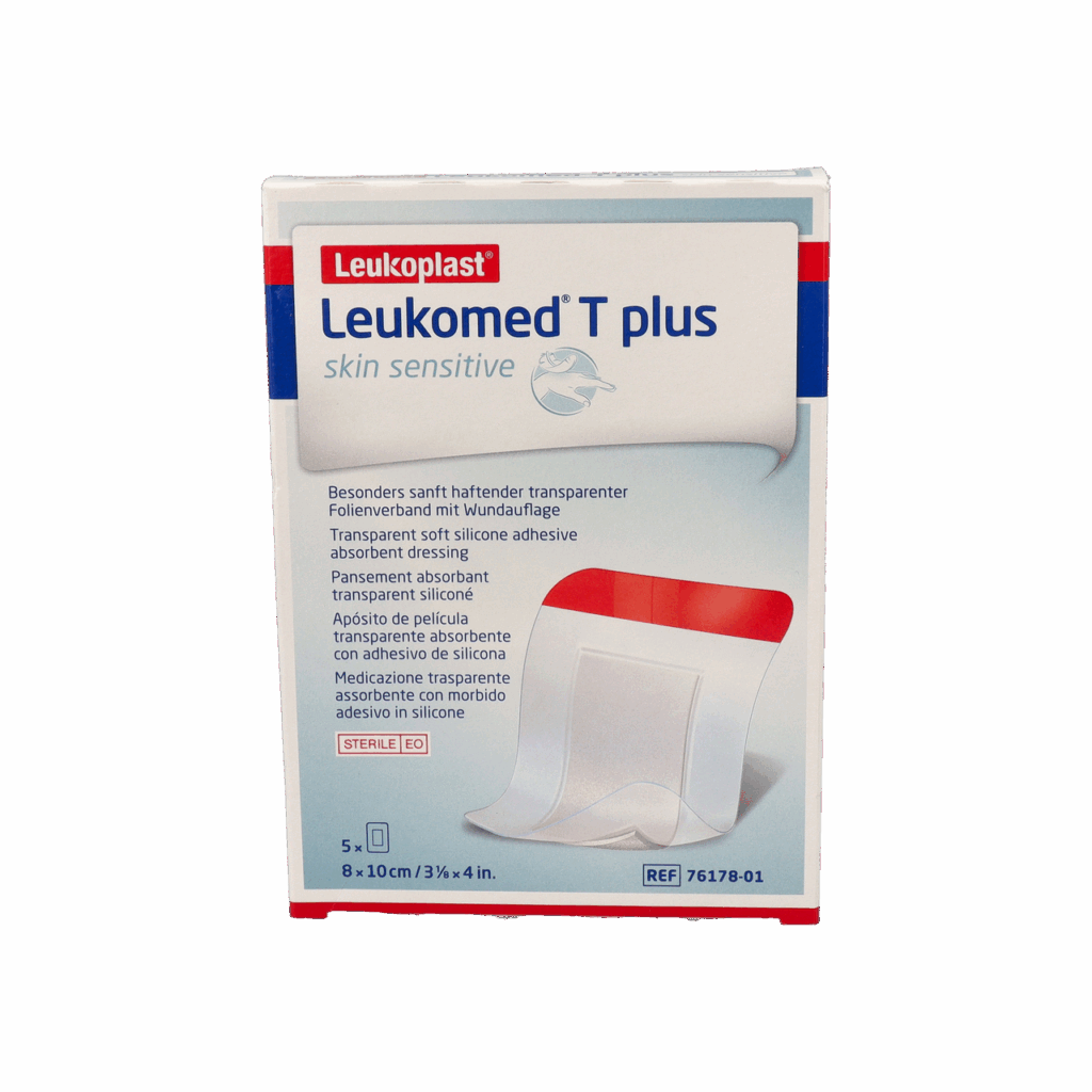 APOSITO ESTERIL ADHESIVO LEUKOMED T-PLUS SKIN SENSITIVE 5 UNIDADES 10 X 8 CM APOSITO ESTERIL ADHESIVO LEUKOMED T-PLUS SKIN SENSITIVE 5 UNIDADES 10 X 8 CM
