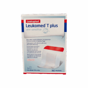 APOSITO ESTERIL ADHESIVO LEUKOMED T-PLUS SKIN SENSITIVE 5 UNIDADES 10 X 8 CM