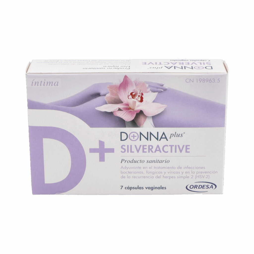 DONNA PLUS SILVERACTIVE 7 CAPSULAS VAGINALES DONNA PLUS SILVERACTIVE 7 CAPSULAS VAGINALES