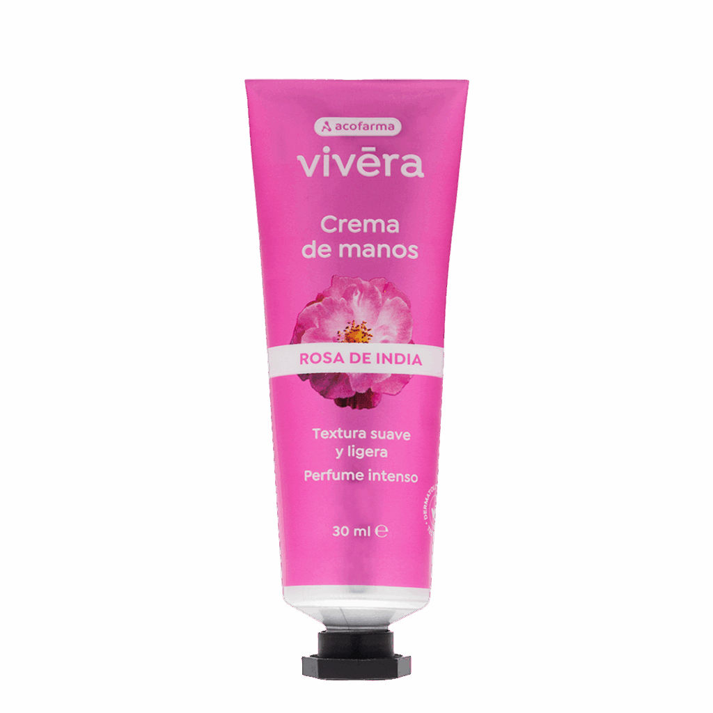 ACOFARMA VIVERA CREMA DE MANOS 1 ENVASE 30 ML ROSA DE INDIA ACOFARMA VIVERA CREMA DE MANOS 1 ENVASE 30 ML ROSA DE INDIA