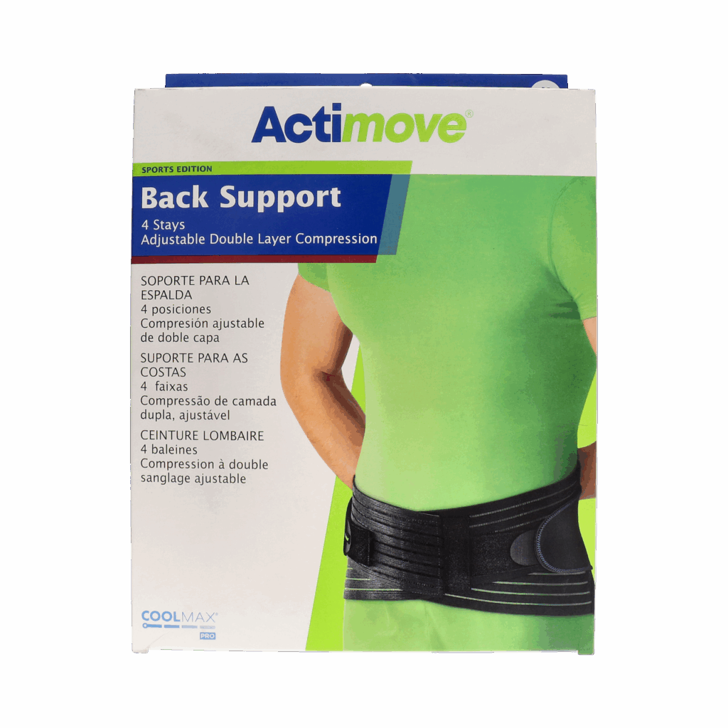 FAJA SACROLUMBAR ACTIMOVE SPORT EDITION FERULAS SEMIRRIGIDAS TALLA M