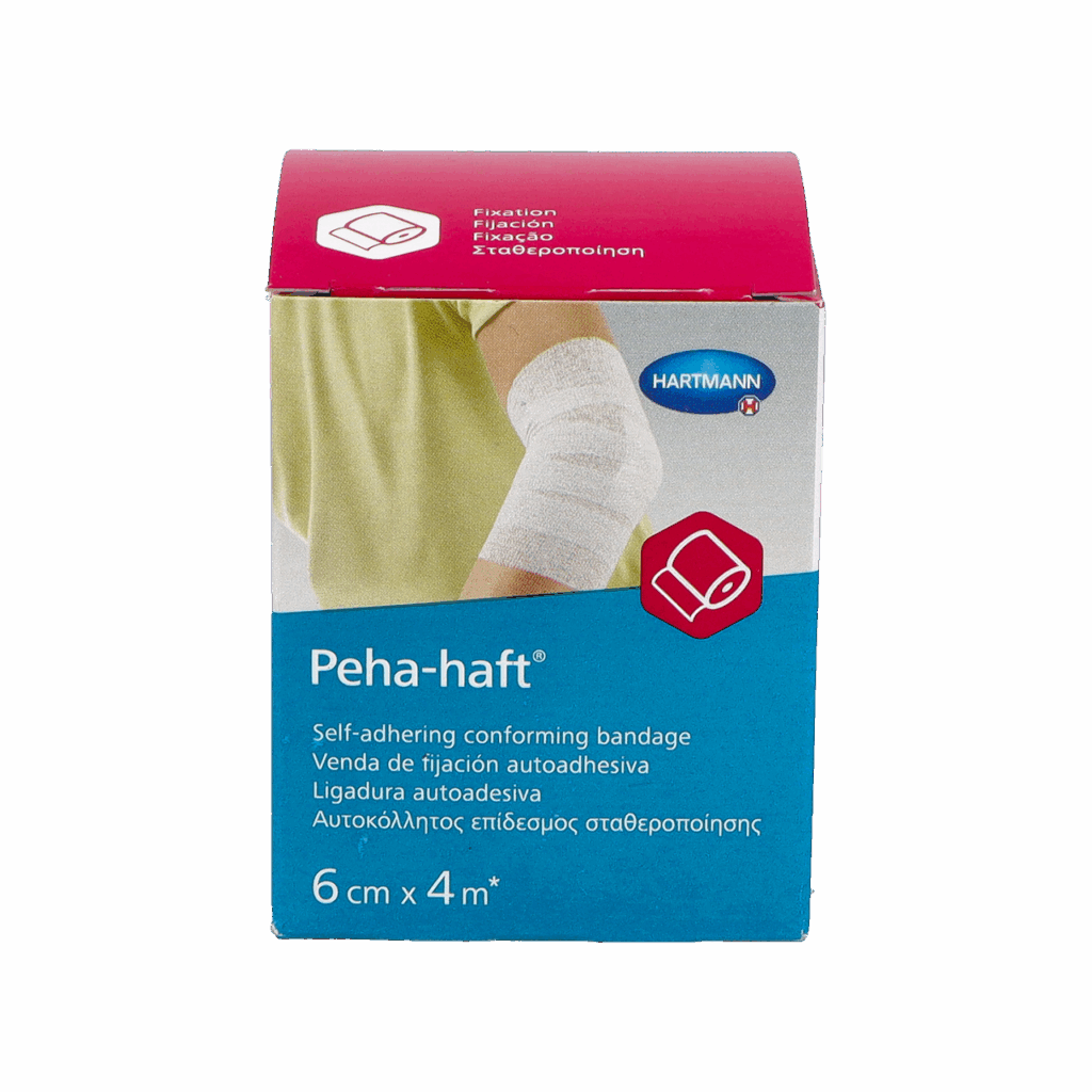 VENDA ELASTICA COHESIVA PEHA-HAFT LATEX FREE 1 UNIDAD 4 M X 6 CM