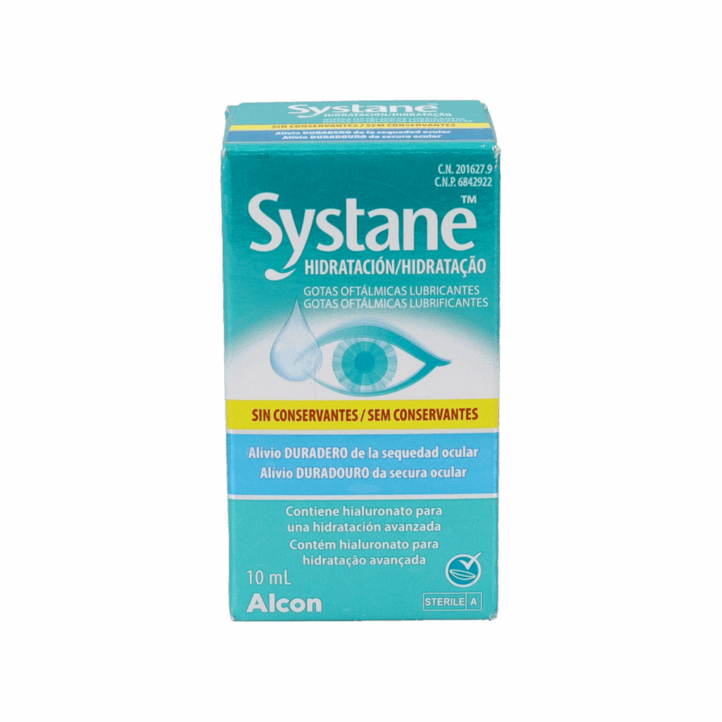 SYSTANE HIDRATACION GOTAS OFTALMICAS LUBRICANTES SIN CONSERVANTES 1 FRASCO 10 ML SYSTANE HIDRATACION GOTAS OFTALMICAS LUBRICANTES SIN CONSERVANTES 1 FRASCO 10 ML
