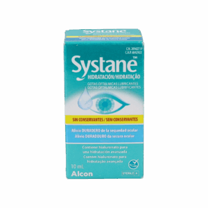 SYSTANE HIDRATACION GOTAS OFTALMICAS LUBRICANTES SIN CONSERVANTES 1 FRASCO 10 ML