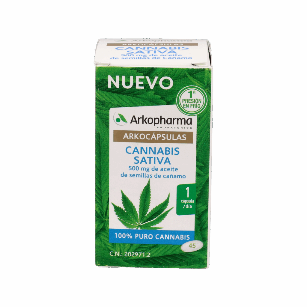ARKOCAPSULAS CANNABIS SATIVA 45 CAPSULAS