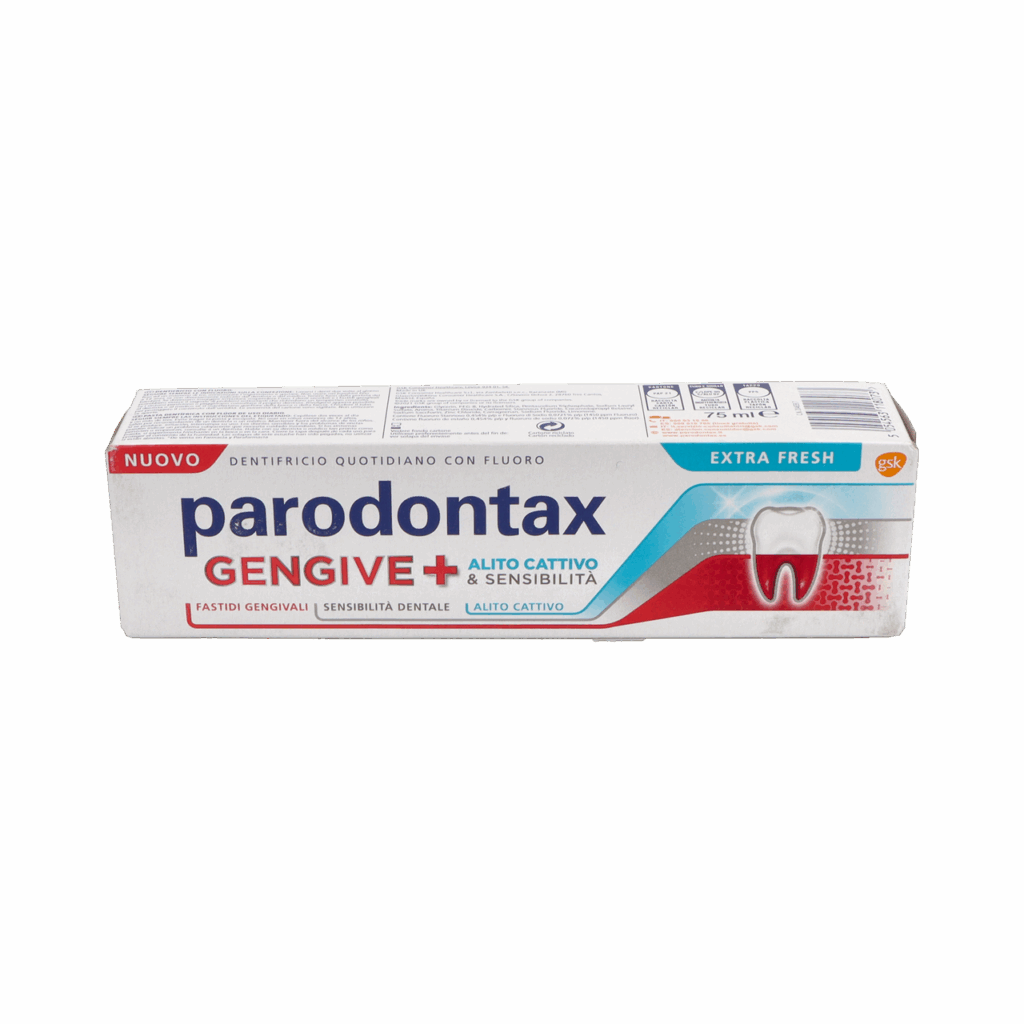 PARODONTAX ENCIAS + ALIENTO & SENSIBILIDAD EXTRA FRESH 1 TUBO 75 ML PARODONTAX ENCIAS + ALIENTO & SENSIBILIDAD EXTRA FRESH 1 TUBO 75 ML