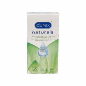 DUREX NATURALS PRESERVATIVOS 10 UNIDADES