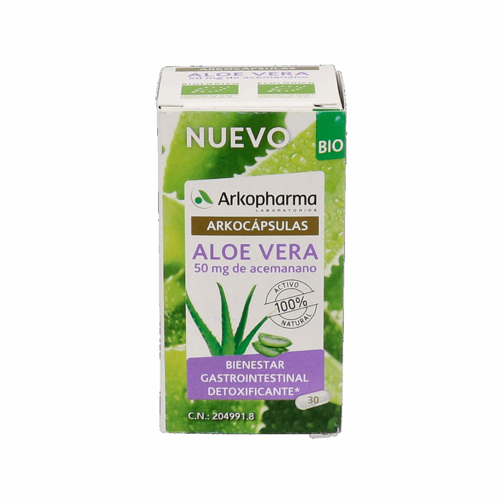 ARKOCAPSULAS ALOE VERA BIO 30 CAPSULAS