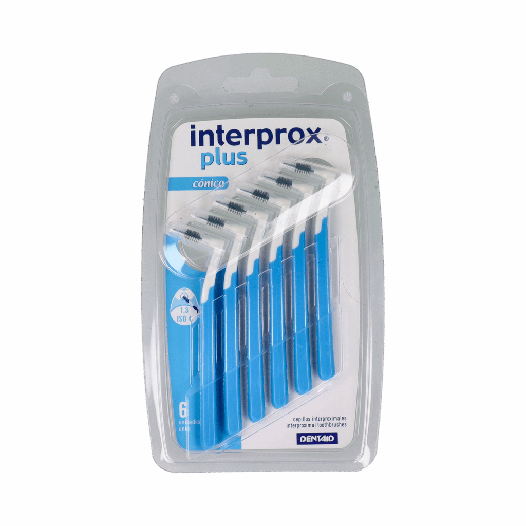 CEPILLO ESPACIO INTERPROXIMAL INTERPROX PLUS CONICO 6 UNIDADES