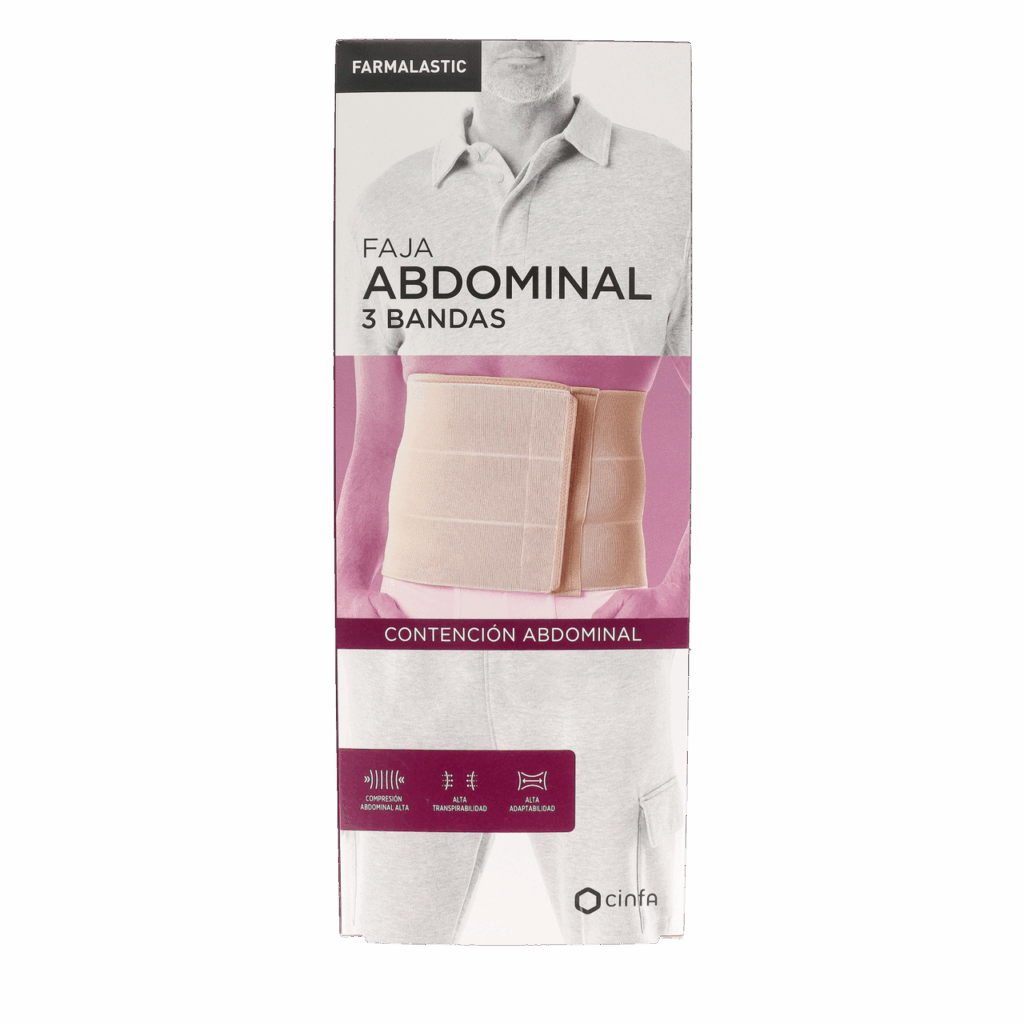 FAJA ABDOMINAL FARMALASTIC 3 BANDAS 1 UNIDAD TALLA PEQUEÑA FAJA ABDOMINAL FARMALASTIC 3 BANDAS 1 UNIDAD TALLA PEQUEÑA