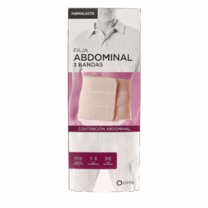 FAJA ABDOMINAL FARMALASTIC 3 BANDAS 1 UNIDAD TALLA PEQUEÑA