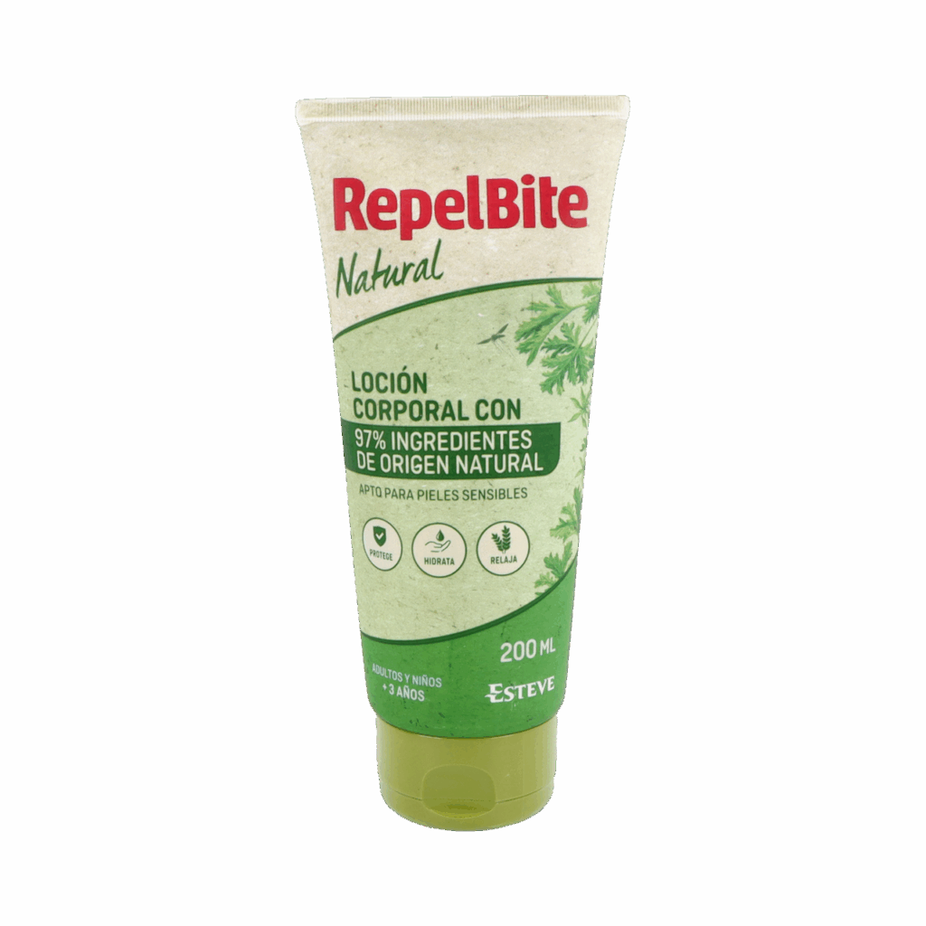 REPEL BITE NATURAL LOCION CORPORAL 1 TUBO 200 ML REPEL BITE NATURAL LOCION CORPORAL 1 TUBO 200 ML