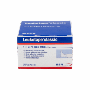 VENDA DE INMOVILIZACION INELASTICA LEUKOTAPE RIGIDA 1 UNIDAD 10 M X 3,8 CM