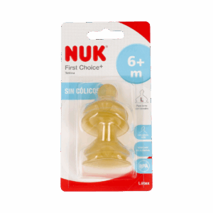 TETINA FC LATEX ALIMENTO ANTICOLICO NUK FIRST CHOICE TALLA 2  L 2 UNIDADES
