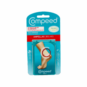 COMPEED AMPOLLAS HIDROCOLOIDE TALLA MEDIANA 5 UNIDADES