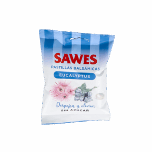 SUAWELL PASTILLAS BALSAMICAS SIN AZUCAR 1 BOLSA 50 G SABOR EUCALIPTUS