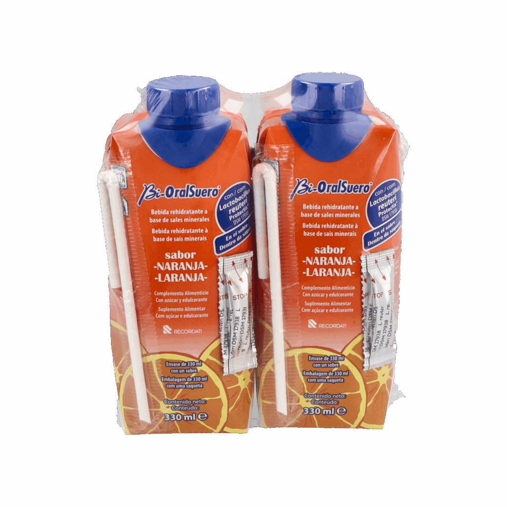 BIORALSUERO 2 TETRABRIKS 330 ML SABOR NARANJA BIORALSUERO 2 TETRABRIKS 330 ML SABOR NARANJA