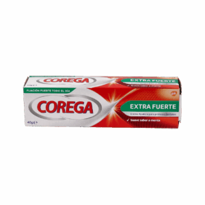 COREGA CREMA EXTRA FUERTE ADHESIVO PROTESIS DENTAL 1 TUBO 40 G SABOR MENTA