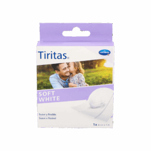 TIRITAS SOFT WHITE APOSITO ADHESIVO 1 UNIDAD 1 M X 8 CM