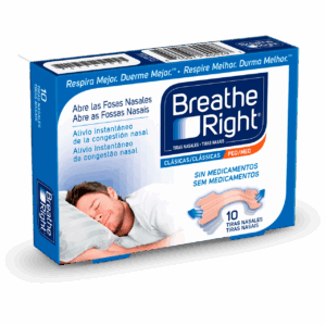 BREATHE RIGHT CLASICAS TIRA ADH NASAL 10 UNIDADES TALLA PEQUEÑA-MEDIANA