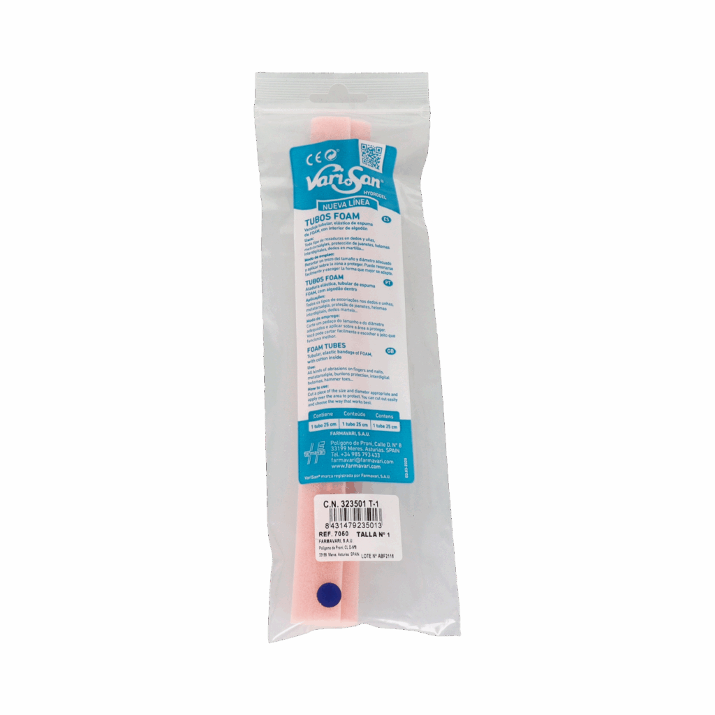 TUBO FOAM 1 HYDROGEL VARISAN 1 UNIDAD TUBO FOAM 1 HYDROGEL VARISAN 1 UNIDAD