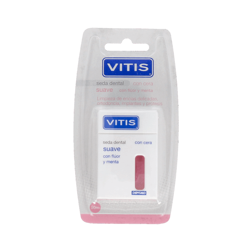 VITIS SEDA DENTAL CON FLUOR Y MENTA SUAVE 50 M
