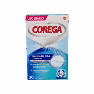COREGA OXIGENO BIO-ACTIVO LIMPIEZA PROTESIS DENTAL 30 TABLETAS