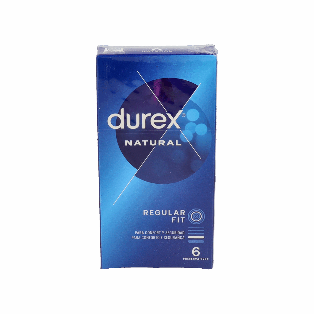 DUREX NATURAL PLUS PRESERVATIVOS 6 UNIDADES