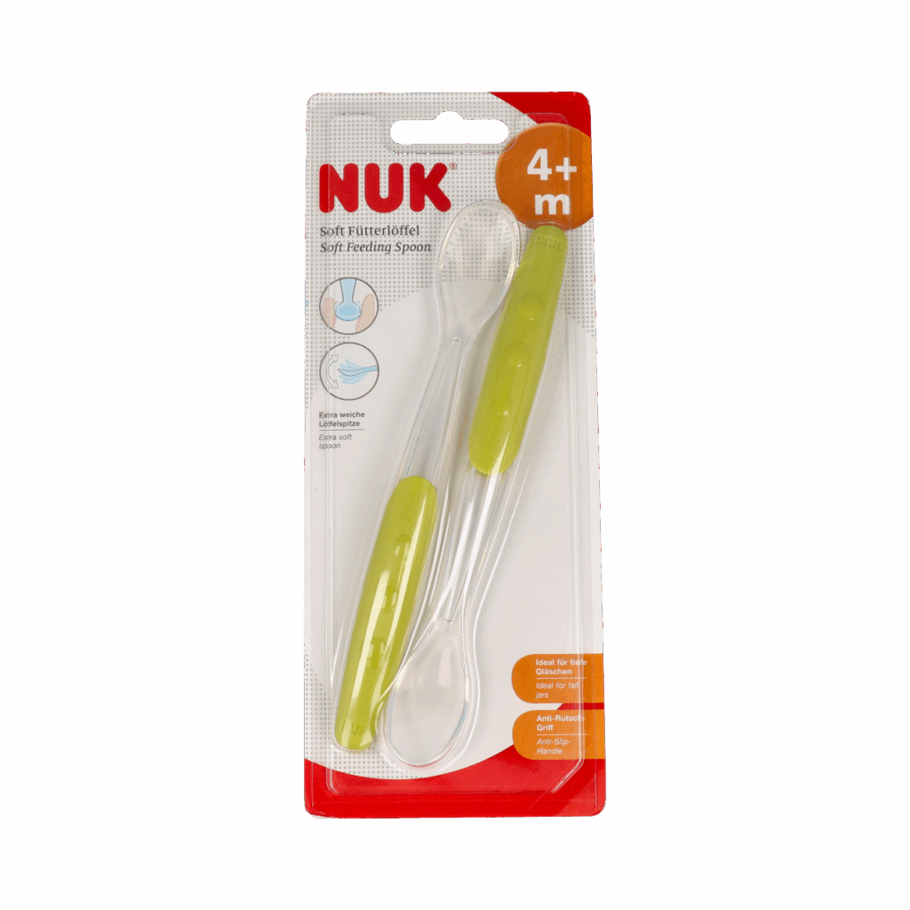 CUCHARA SILICONA EASY LEARNING NUK 2 UNIDADES CUCHARA SILICONA EASY LEARNING NUK 2 UNIDADES