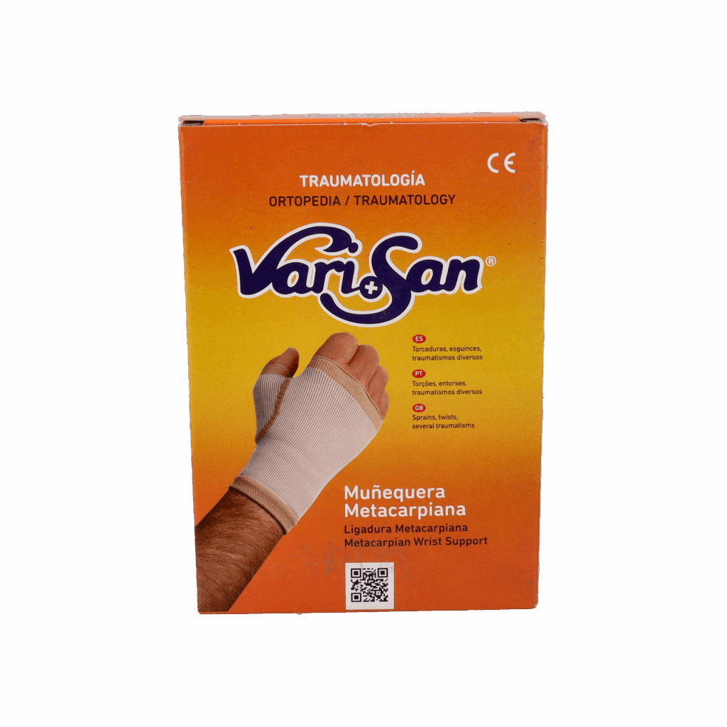 MUÑEQUERA METACARPIANA VARISAN 1 UNIDAD TALLA 5