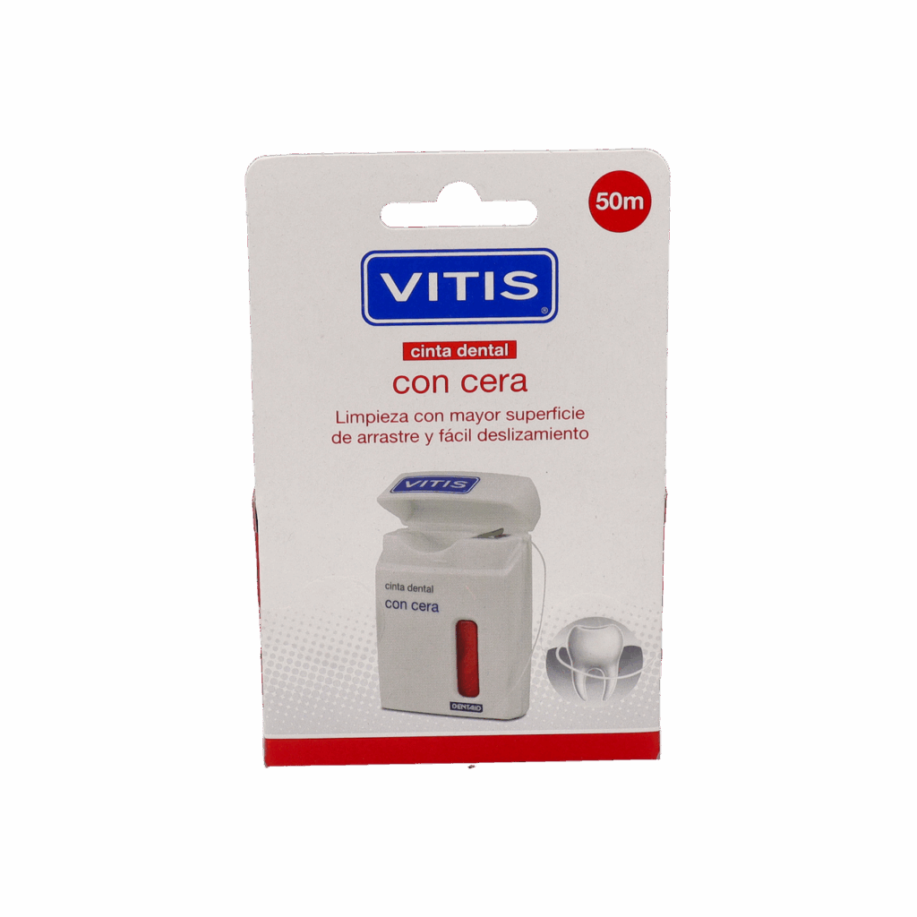 VITIS CINTA DENTAL CON CERA 50 M VITIS CINTA DENTAL CON CERA 50 M