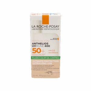 ANTHELIOS OIL CONTROL FLUID UVMUNE 400 SPF 50+ 1 ENVASE 50 ML CON COLOR