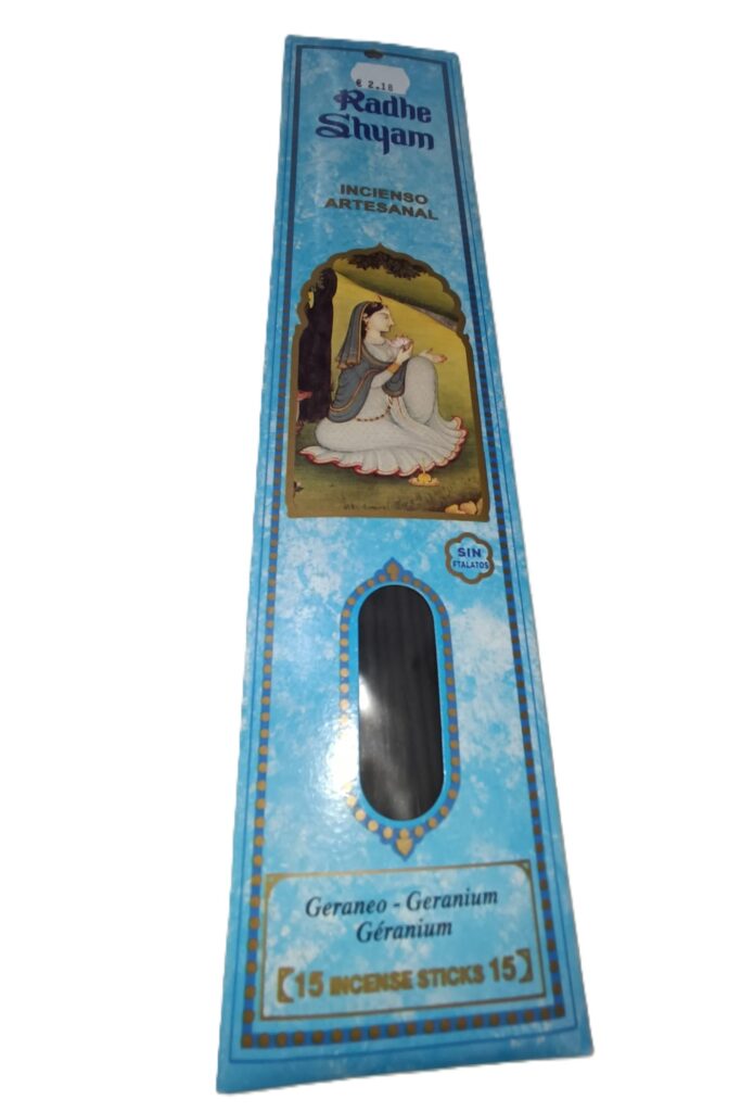 INCIENSO STICK GERANIO 15 UNID
