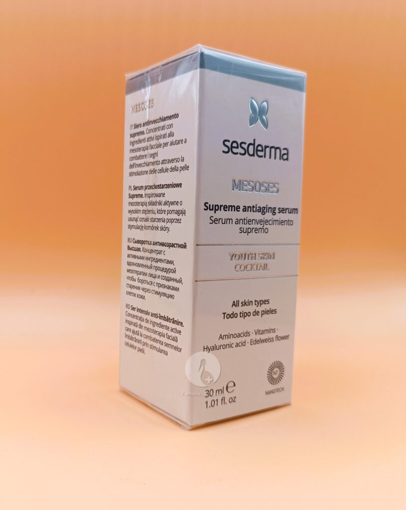 MESOSES SERUM ANTIENVEJECIEMIENTO SUPREMO 1 ENVASE 30 ML MESOSES SERUM ANTIENVEJECIEMIENTO SUPREMO 1 ENVASE 30 ML