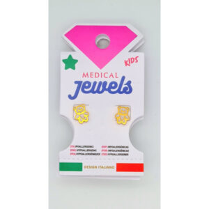 JEWELS PENDIENTE OSO DORADO