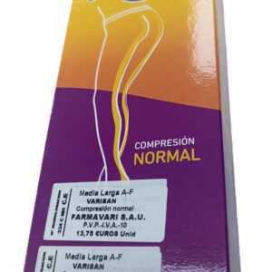 MEDIA LARGA (A-F) COMP NORMAL 140 DEN VARISAN 2 UNIDADES TALLA 5 COLOR BEIGE