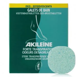 AKILEINE PASTILLAS DE BAÑO DEO EFERVESCENTES 7 UNIDADES 12 G