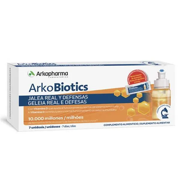 ARKOBIOTICS JALEA REAL Y DEFENSAS ADULTOS 7 UNIDOSIS ARKOBIOTICS JALEA REAL Y DEFENSAS ADULTOS 7 UNIDOSIS