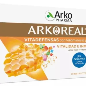 ARKOREAL JALEA REAL FORTE PLUS SIN AZUCAR 1500 MG 20 AMPOLLAS