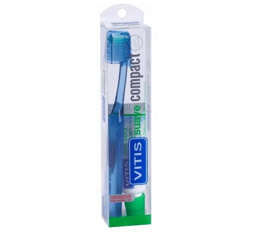 CEPILLO DENTAL ADULTO VITIS COMPACT SUAVE CEPILLO DENTAL ADULTO VITIS COMPACT SUAVE