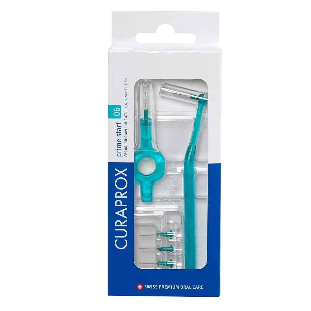 CEPILLO ESPACIO INTERDENTAL CURAPROX CPS INICIAL 06 MM UNIDADESLTRAFINE TURQUES CEPILLO ESPACIO INTERDENTAL CURAPROX CPS INICIAL 06 MM UNIDADESLTRAFINE TURQUES