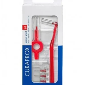 CEPILLO ESPACIO INTERDENTAL CURAPROX CPS INICIAL 07 MM UNIDADESLTRAFINE ROJO 5
